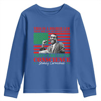 Stokely Carmichael Youth Sweatshirt That's The Law Of Conscience American Flag