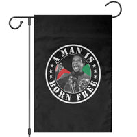 Stokely Carmichael Garden Flag A Man Is Born Free Kwame Ture Civil Rights Leader