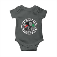 Stokely Carmichael Baby Onesie A Man Is Born Free Kwame Ture Civil Rights Leader
