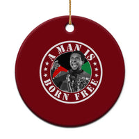 Stokely Carmichael Ceramic Ornament A Man Is Born Free Kwame Ture Civil Rights Leader