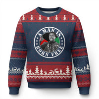 Stokely Carmichael Ugly Christmas Sweater A Man Is Born Free Kwame Ture Civil Rights Leader