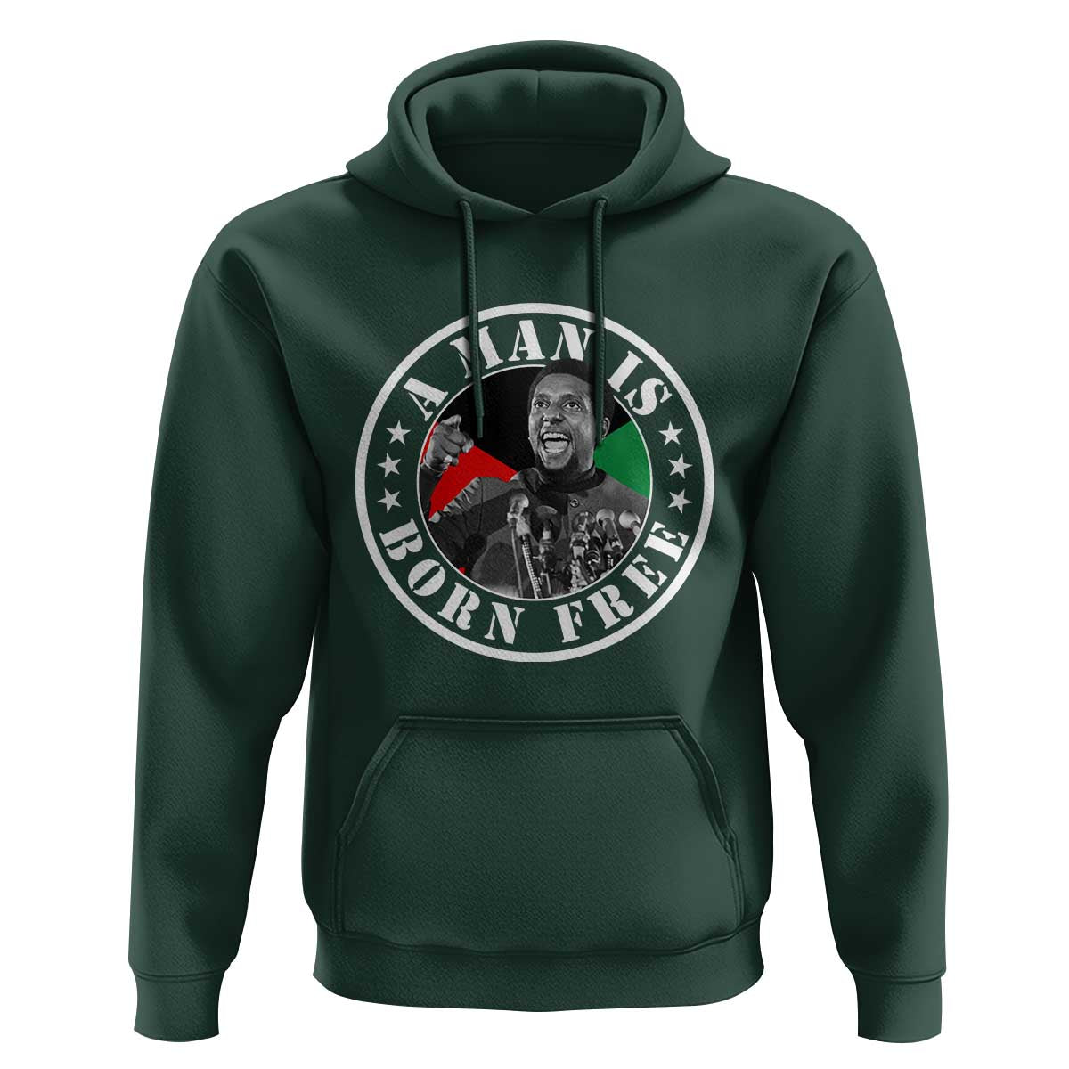 Stokely Carmichael Hoodie A Man Is Born Free Kwame Ture Civil Rights Leader