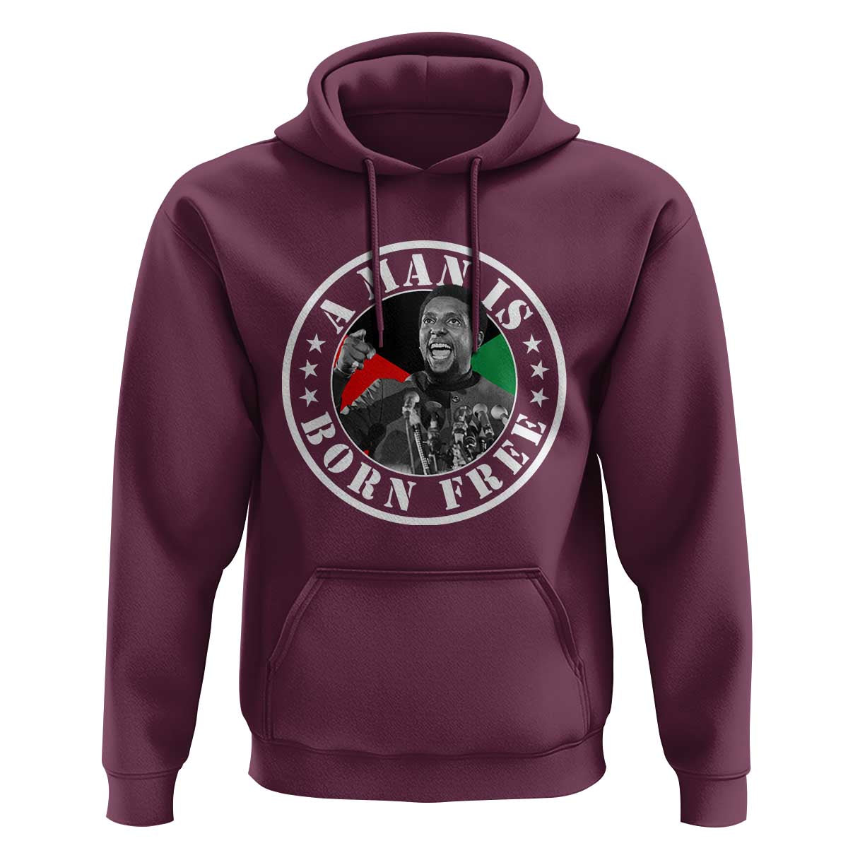 Stokely Carmichael Hoodie A Man Is Born Free Kwame Ture Civil Rights Leader