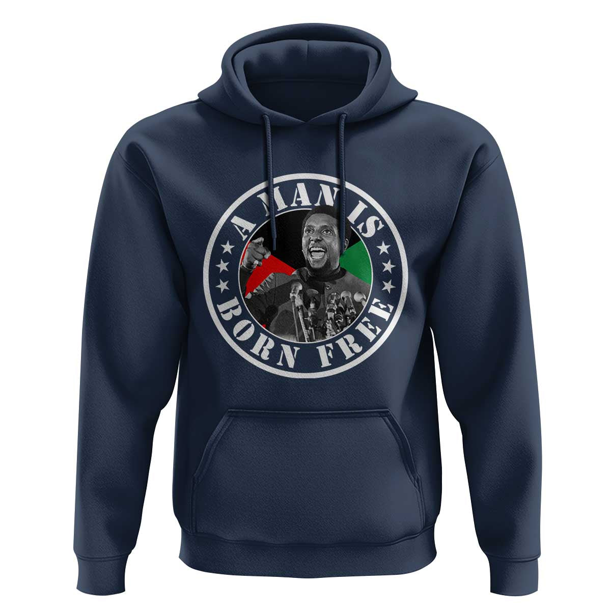 Stokely Carmichael Hoodie A Man Is Born Free Kwame Ture Civil Rights Leader