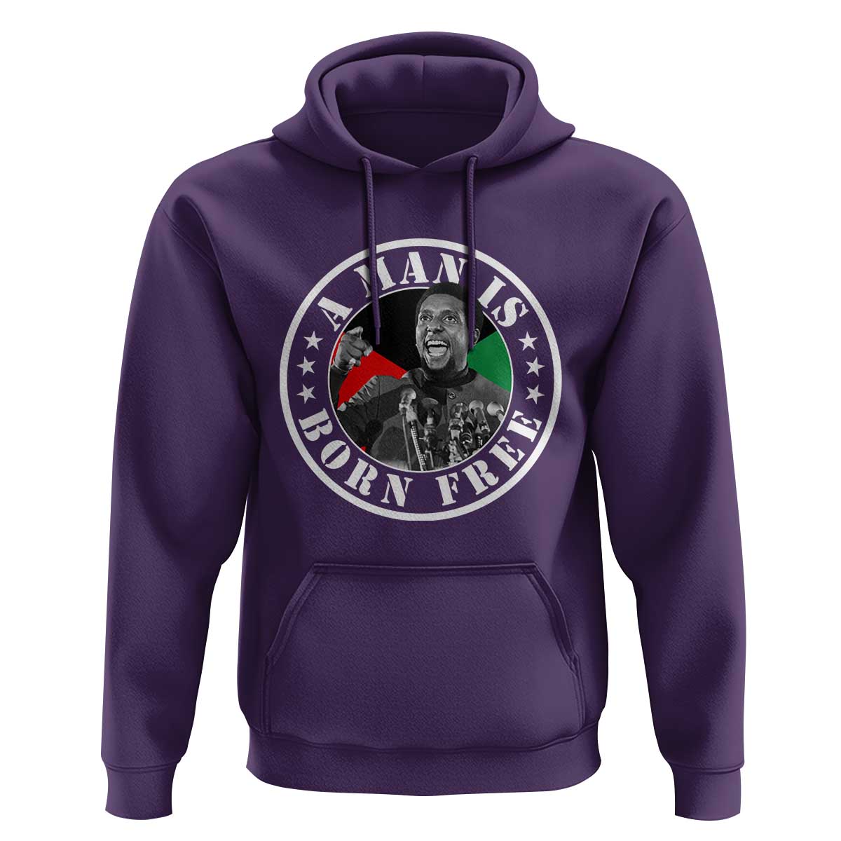 Stokely Carmichael Hoodie A Man Is Born Free Kwame Ture Civil Rights Leader