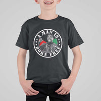 Stokely Carmichael T Shirt For Kid A Man Is Born Free Kwame Ture Civil Rights Leader