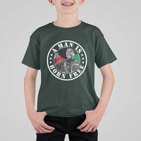 Stokely Carmichael T Shirt For Kid A Man Is Born Free Kwame Ture Civil Rights Leader