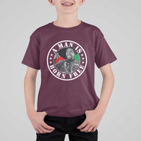 Stokely Carmichael T Shirt For Kid A Man Is Born Free Kwame Ture Civil Rights Leader