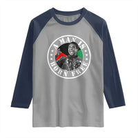 Stokely Carmichael Raglan Shirt A Man Is Born Free Kwame Ture Civil Rights Leader