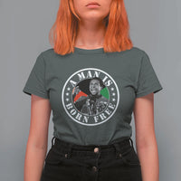 Stokely Carmichael T Shirt For Women A Man Is Born Free Kwame Ture Civil Rights Leader
