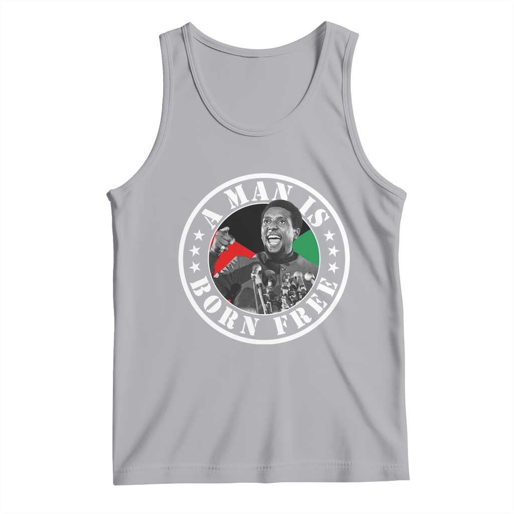 Stokely Carmichael Tank Top A Man Is Born Free Kwame Ture Civil Rights Leader