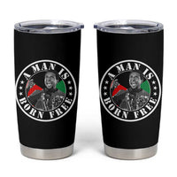 Stokely Carmichael Tumbler Cup A Man Is Born Free Kwame Ture Civil Rights Leader