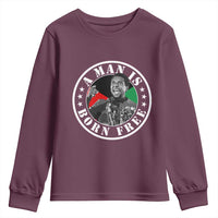 Stokely Carmichael Youth Sweatshirt A Man Is Born Free Kwame Ture Civil Rights Leader