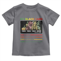 Black History Toddler T Shirt My Black Card Greatest African American Leaders