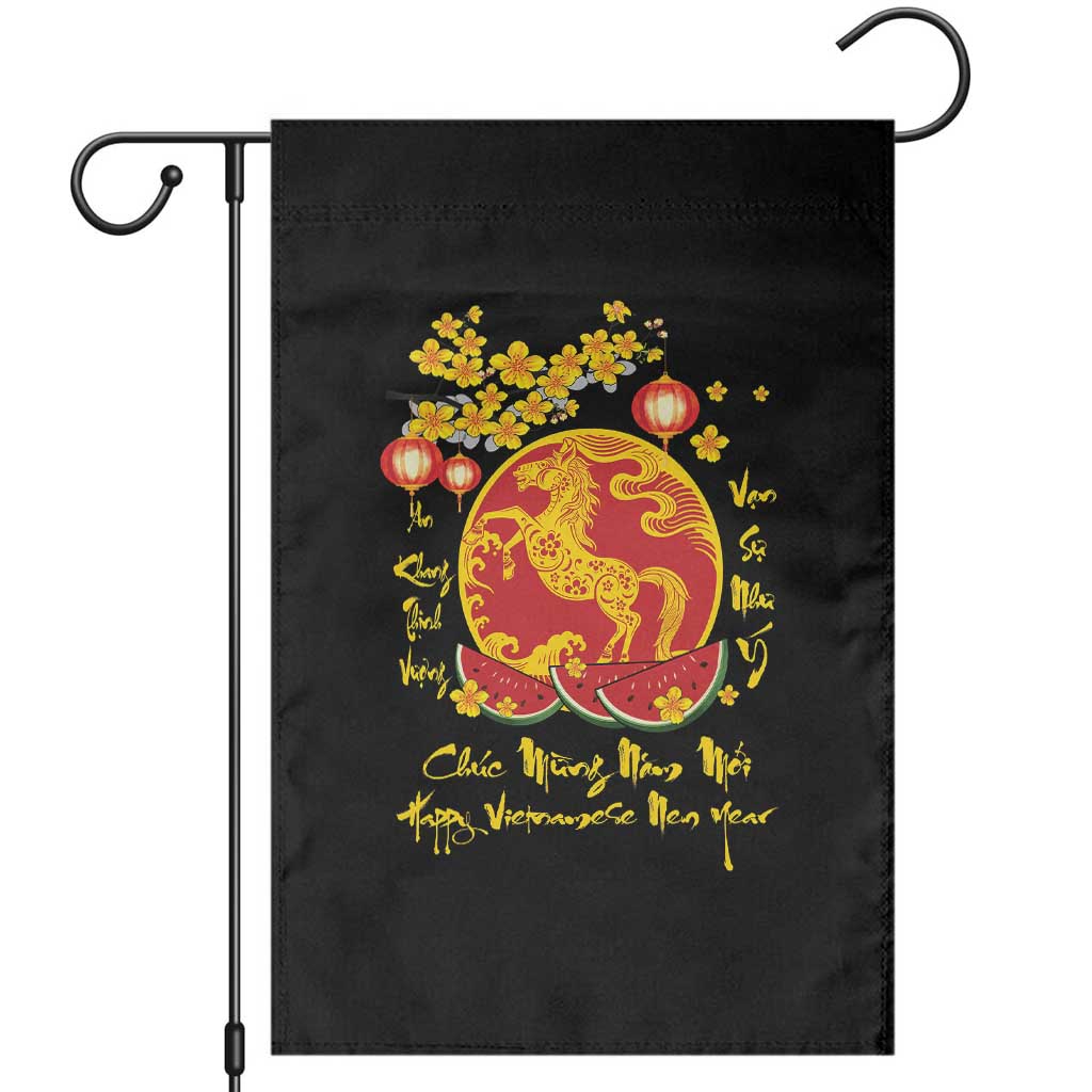 Vietnamese Lunar New Year 2026 Garden Flag Chuc Mung Nam Moi Tet Holiday Horse Zodiac