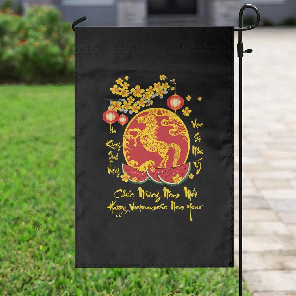 Vietnamese Lunar New Year 2026 Garden Flag Chuc Mung Nam Moi Tet Holiday Horse Zodiac