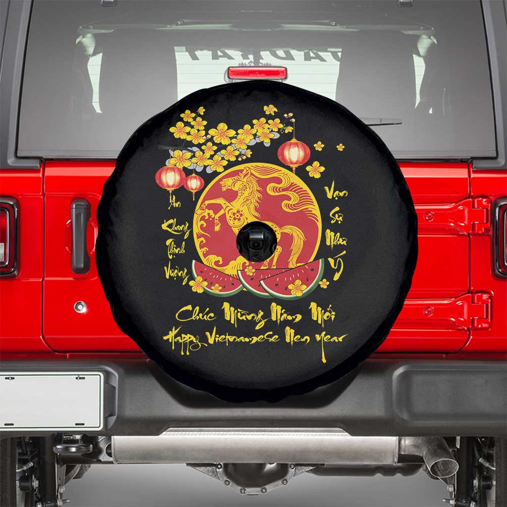 Vietnamese Lunar New Year 2026 Spare Tire Cover Chuc Mung Nam Moi Tet Holiday Horse Zodiac