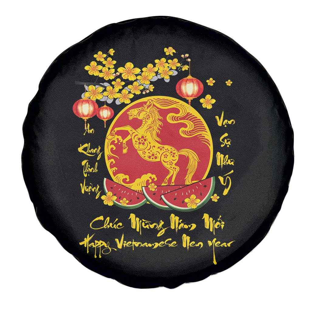 Vietnamese Lunar New Year 2026 Spare Tire Cover Chuc Mung Nam Moi Tet Holiday Horse Zodiac