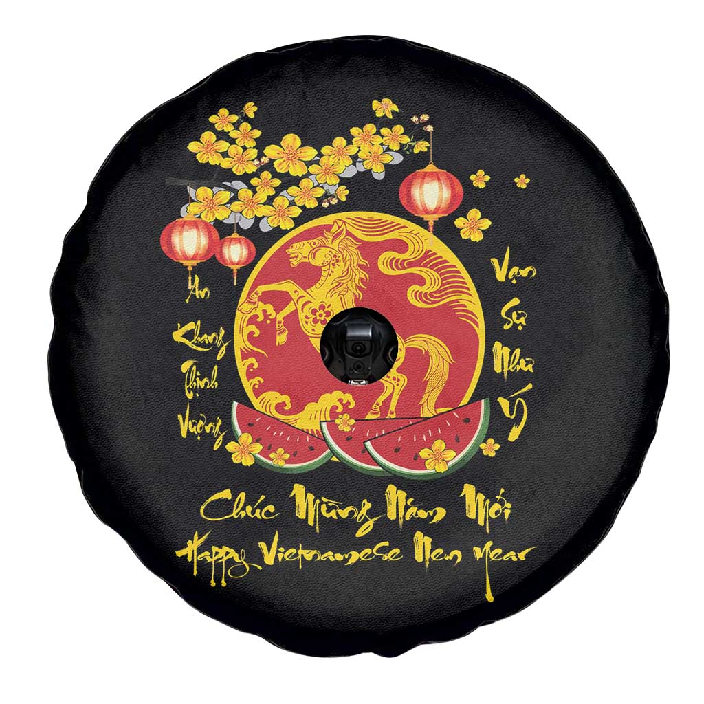 Vietnamese Lunar New Year 2026 Spare Tire Cover Chuc Mung Nam Moi Tet Holiday Horse Zodiac