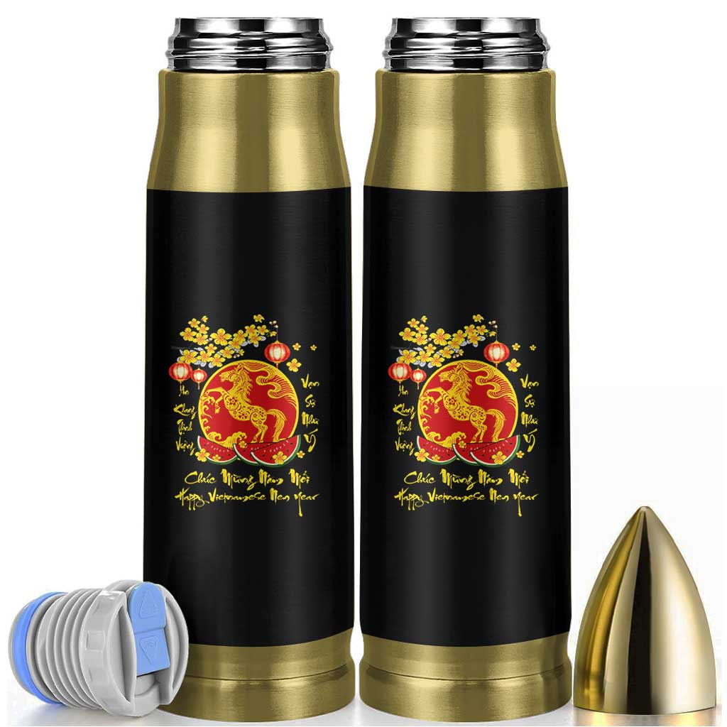Vietnamese Lunar New Year 2026 Bullet Tumbler Chuc Mung Nam Moi Tet Holiday Horse Zodiac