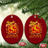 Vietnamese Lunar New Year 2026 Ceramic Ornament Chuc Mung Nam Moi Tet Holiday Horse Zodiac