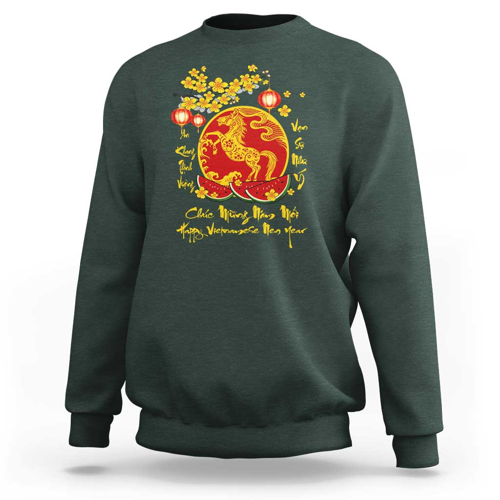 Vietnamese Lunar New Year 2026 Sweatshirt Chuc Mung Nam Moi Tet Holiday Horse Zodiac