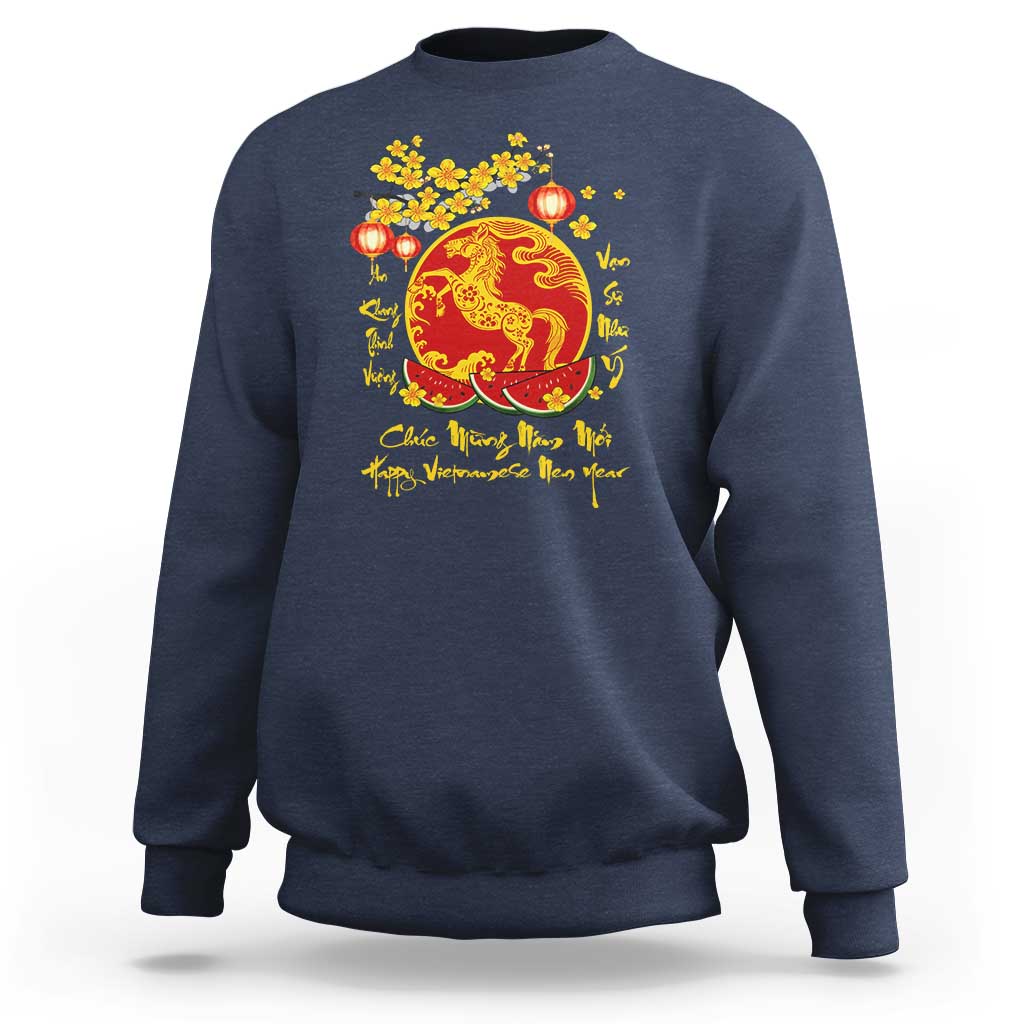 Vietnamese Lunar New Year 2026 Sweatshirt Chuc Mung Nam Moi Tet Holiday Horse Zodiac