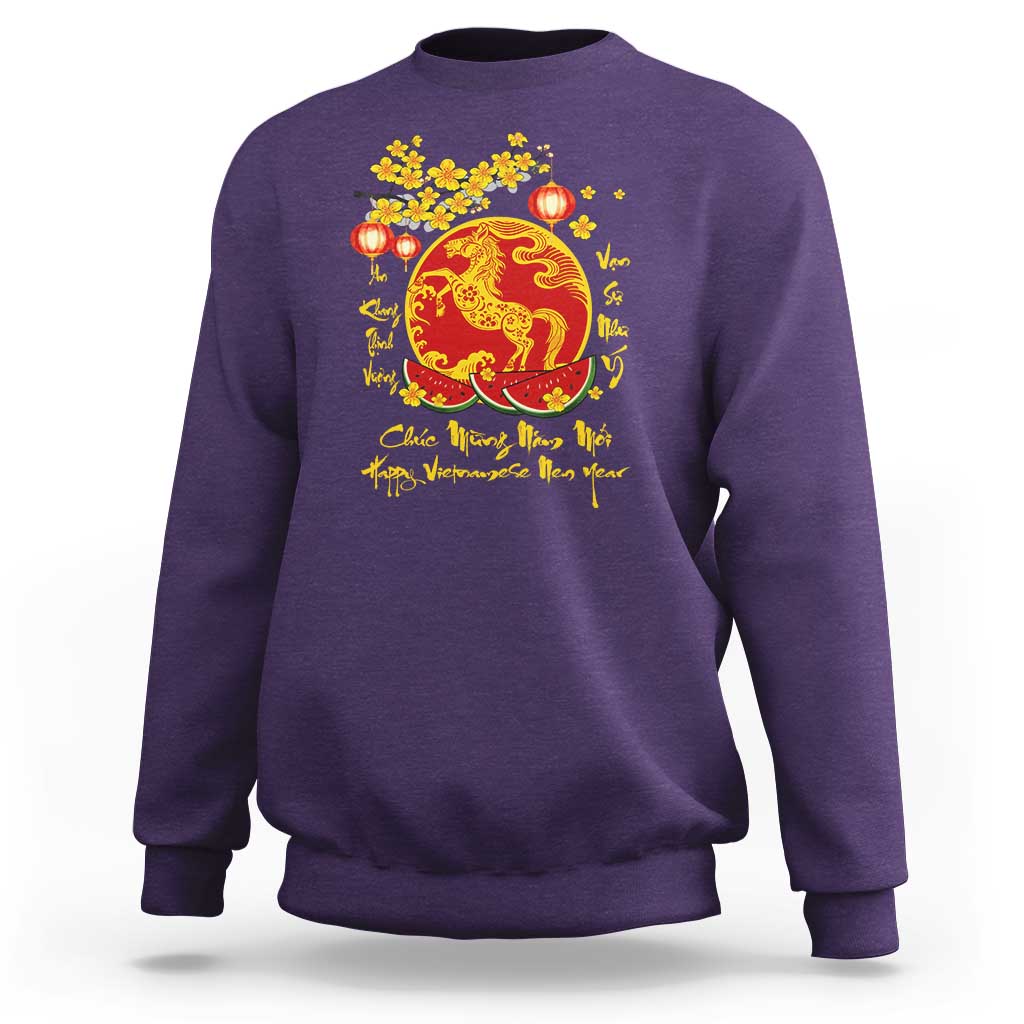 Vietnamese Lunar New Year 2026 Sweatshirt Chuc Mung Nam Moi Tet Holiday Horse Zodiac