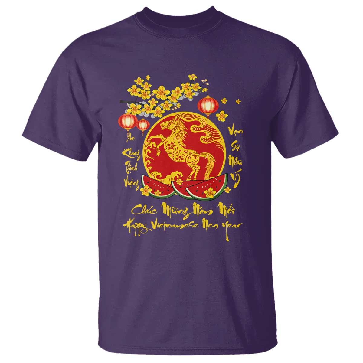 Vietnamese Lunar New Year 2026 T Shirt Chuc Mung Nam Moi Tet Holiday Horse Zodiac