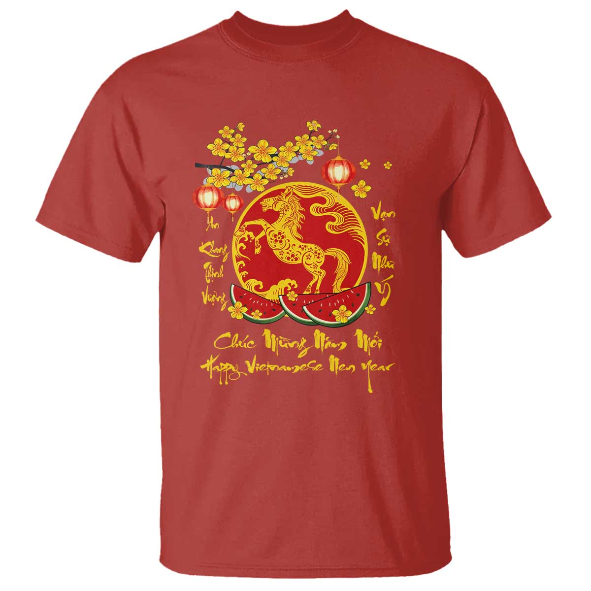 Vietnamese Lunar New Year 2026 T Shirt Chuc Mung Nam Moi Tet Holiday Horse Zodiac