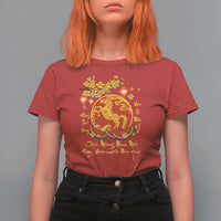 Vietnamese Lunar New Year 2026 T Shirt For Women Chuc Mung Nam Moi Tet Holiday Horse Zodiac