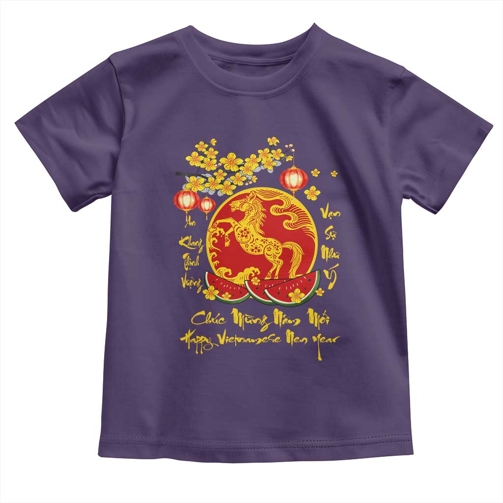 Vietnamese Lunar New Year 2026 Toddler T Shirt Chuc Mung Nam Moi Tet Holiday Horse Zodiac