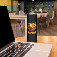 Year of The Fire Horse Skinny Tumbler Funny Chinese Zodiac Lunar New Year 2026
