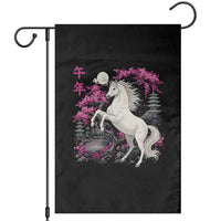 Japanese New Year 2026 Garden Flag Year Of The Horse Sakura Cherry Blossom Shrine