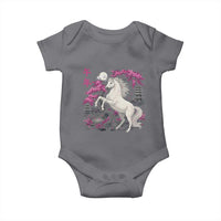 Japanese New Year 2026 Baby Onesie Year Of The Horse Sakura Cherry Blossom Shrine - Wonder Print Shop