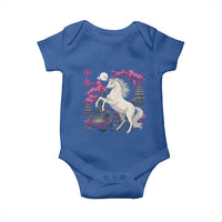 Japanese New Year 2026 Baby Onesie Year Of The Horse Sakura Cherry Blossom Shrine - Wonder Print Shop