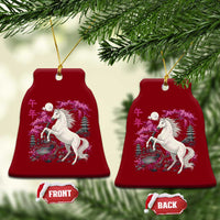 Japanese New Year 2026 Ceramic Ornament Year Of The Horse Sakura Cherry Blossom Shrine - Wonder Print Shop