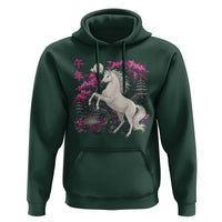 Japanese New Year 2026 Hoodie Year Of The Horse Sakura Cherry Blossom Shrine - Wonder Print Shop