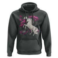 Japanese New Year 2026 Hoodie Year Of The Horse Sakura Cherry Blossom Shrine - Wonder Print Shop
