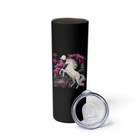 Japanese New Year 2026 Skinny Tumbler Year Of The Horse Sakura Cherry Blossom Shrine
