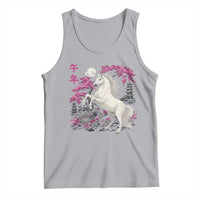 Japanese New Year 2026 Tank Top Year Of The Horse Sakura Cherry Blossom Shrine - Wonder Print Shop