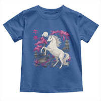 Japanese New Year 2026 Toddler T Shirt Year Of The Horse Sakura Cherry Blossom Shrine - Wonder Print Shop