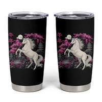 Japanese New Year 2026 Tumbler Cup Year Of The Horse Sakura Cherry Blossom Shrine