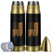 Beekeeping American Flag Honeycomb Honey Bees Beekeeper Bullet Tumbler