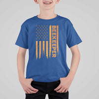 Beekeeping American Flag Honeycomb Honey Bees Beekeeper T Shirt For Kid