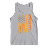 Beekeeping American Flag Honeycomb Honey Bees Beekeeper Tank Top