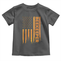 Beekeeping American Flag Honeycomb Honey Bees Beekeeper Toddler T Shirt