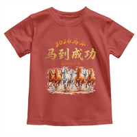 Gallop Of The 8 Horses Toddler T Shirt Chinese New Year 2026 Year of The Horse