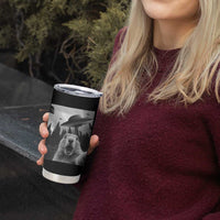 Funny Groundhog Selfie With Alien UFOs Weird Ground Hog Day Tumbler Cup - Wonder Print Shop