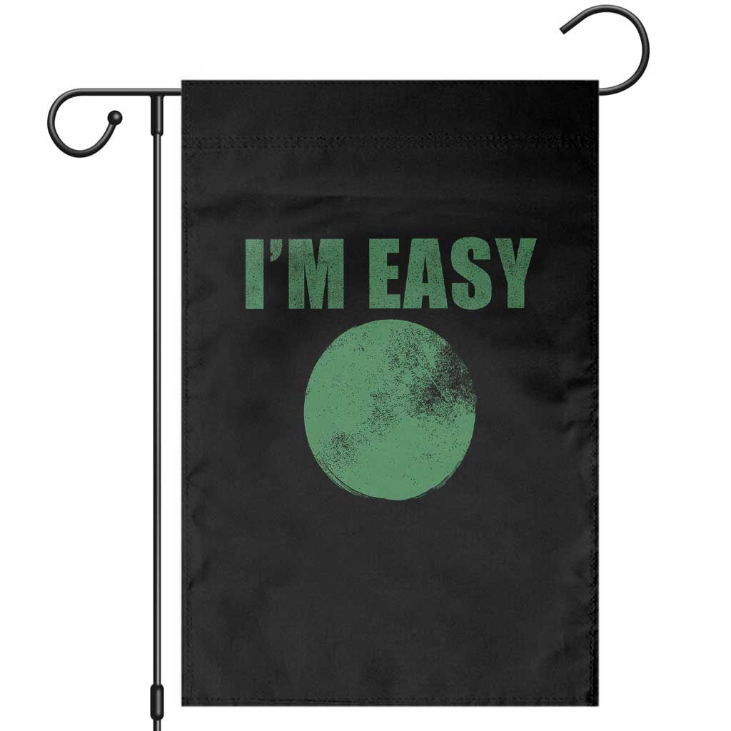 Funny I'm Easy Snowboard Ski Garden Flag Green Circle Retro Mountain Sign - Wonder Print Shop